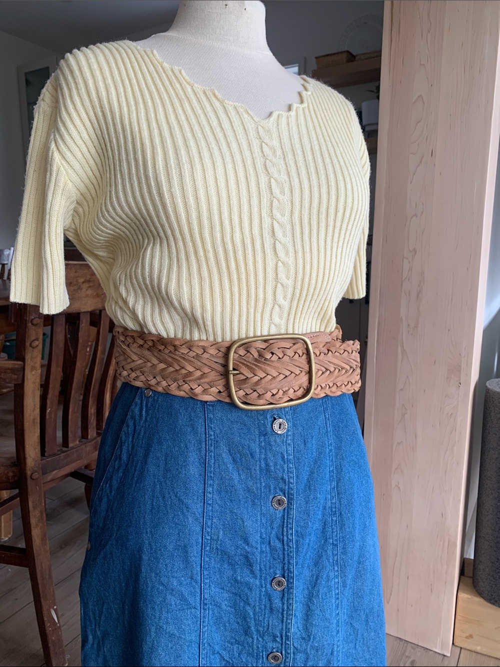 Nine West | Woven Leather Belt | boho country